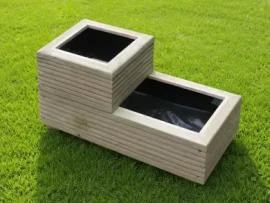 Stacked Decking Planter Small Tower